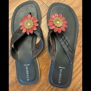 Marella (MaxMara) Sandals Leather Size 37 (7-7.5)